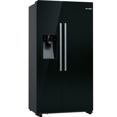 Bosch Series 6 American Side by Side Fridge Freezer - Black | KAD93ABEP