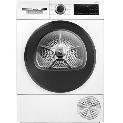 Bosch Series 6 9KG, Heat Pump Tumble Dryer -  White | WQG24500GB