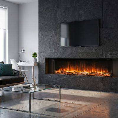 Ellere Range EL150R 150cm Built in Electric Fire