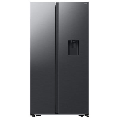 Bespoke AI Side-By-Side Refrigerator Series 7 SpaceMax - Black Steel | RS57DG410EB4EU