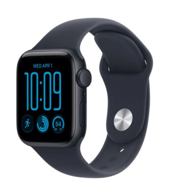 Apple Watch SE 3 | GPS | 40mm | Midnight Aluminium | Navy Blue Sport Band | S/M